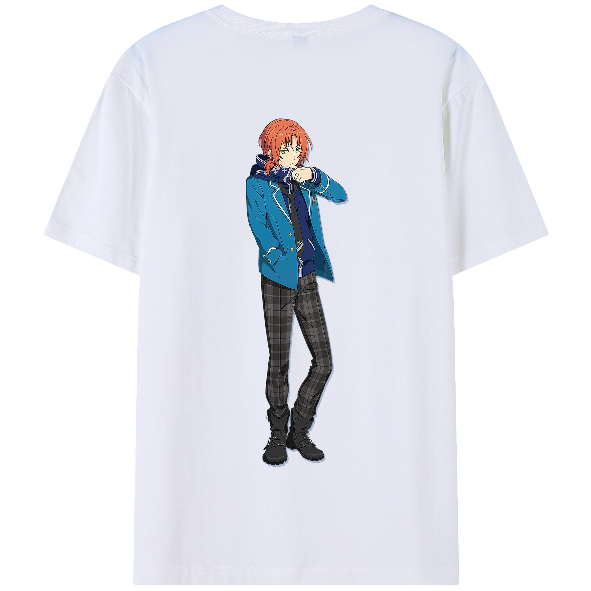 （画像用） あんさんぶるスターズ! Ensemble Stars 綿100％半袖Tシャツ（背面プリント）