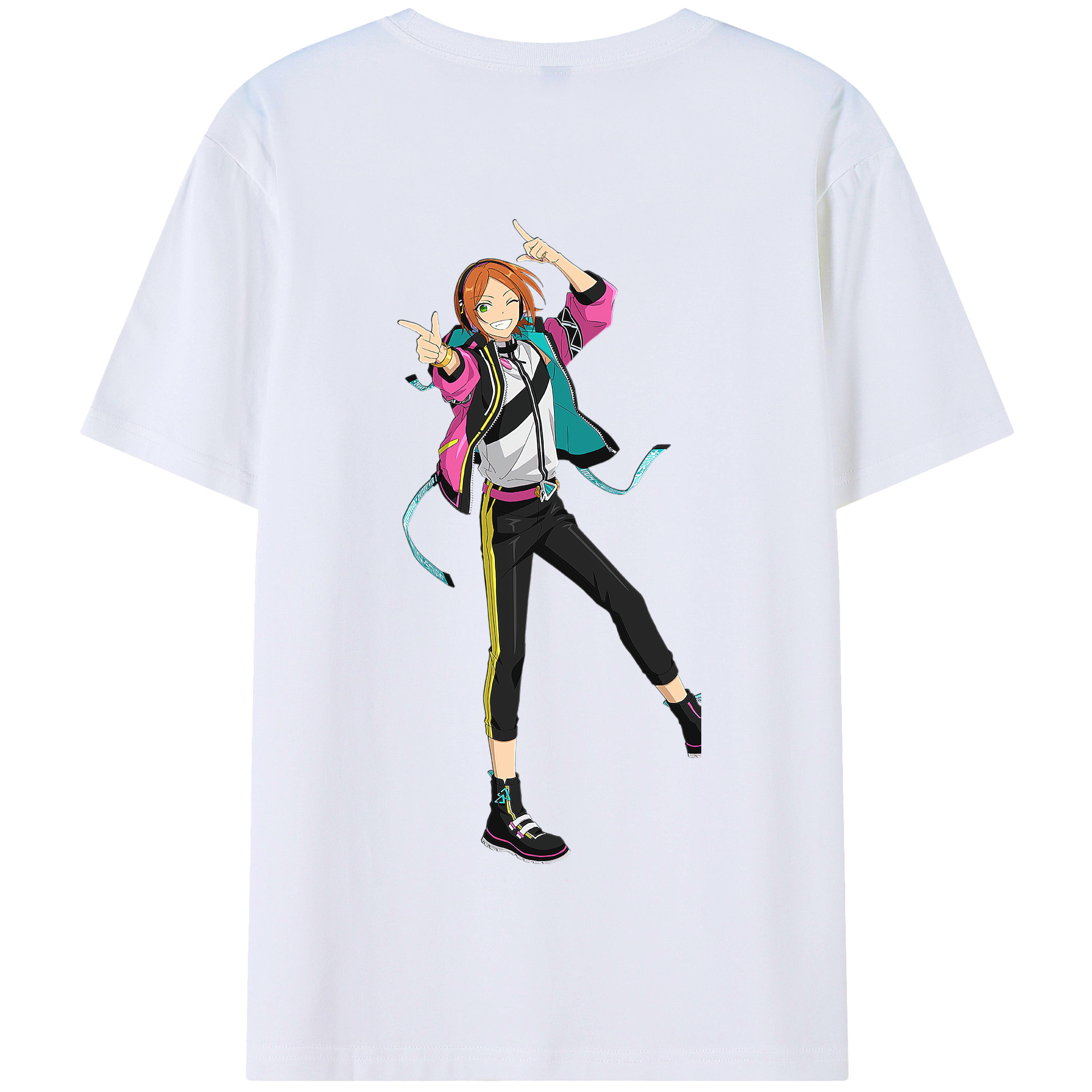 （画像用） あんさんぶるスターズ! Ensemble Stars 綿100％半袖Tシャツ（背面プリント）