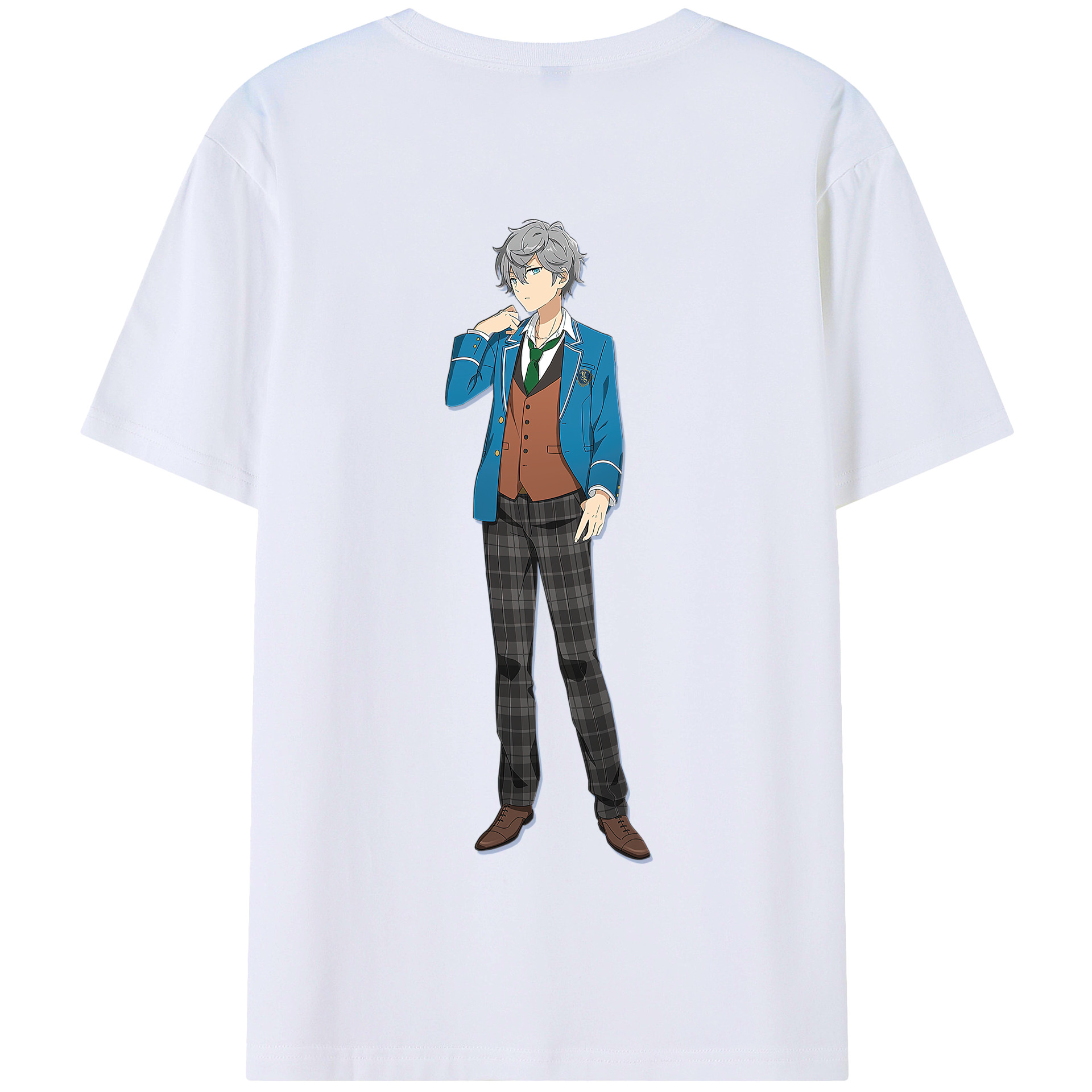 （画像用） あんさんぶるスターズ! Ensemble Stars 綿100％半袖Tシャツ（背面プリント）