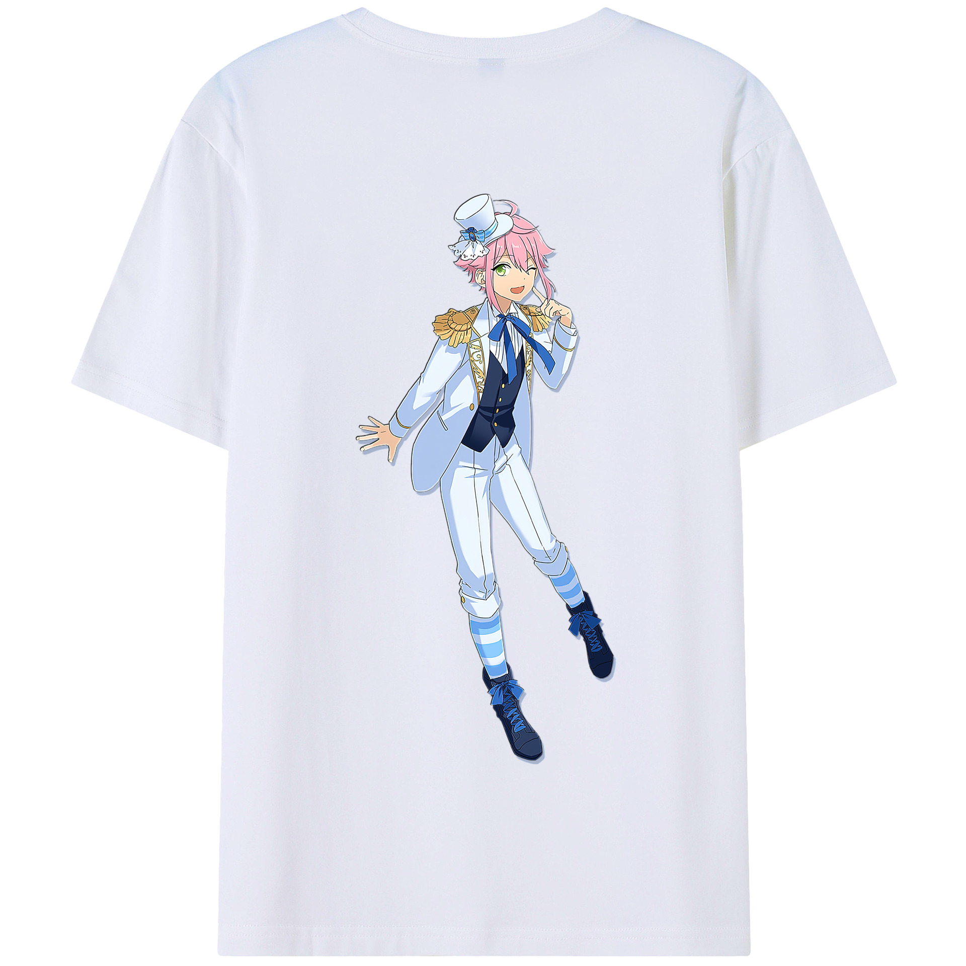 （画像用） あんさんぶるスターズ! Ensemble Stars 綿100％半袖Tシャツ（背面プリント）