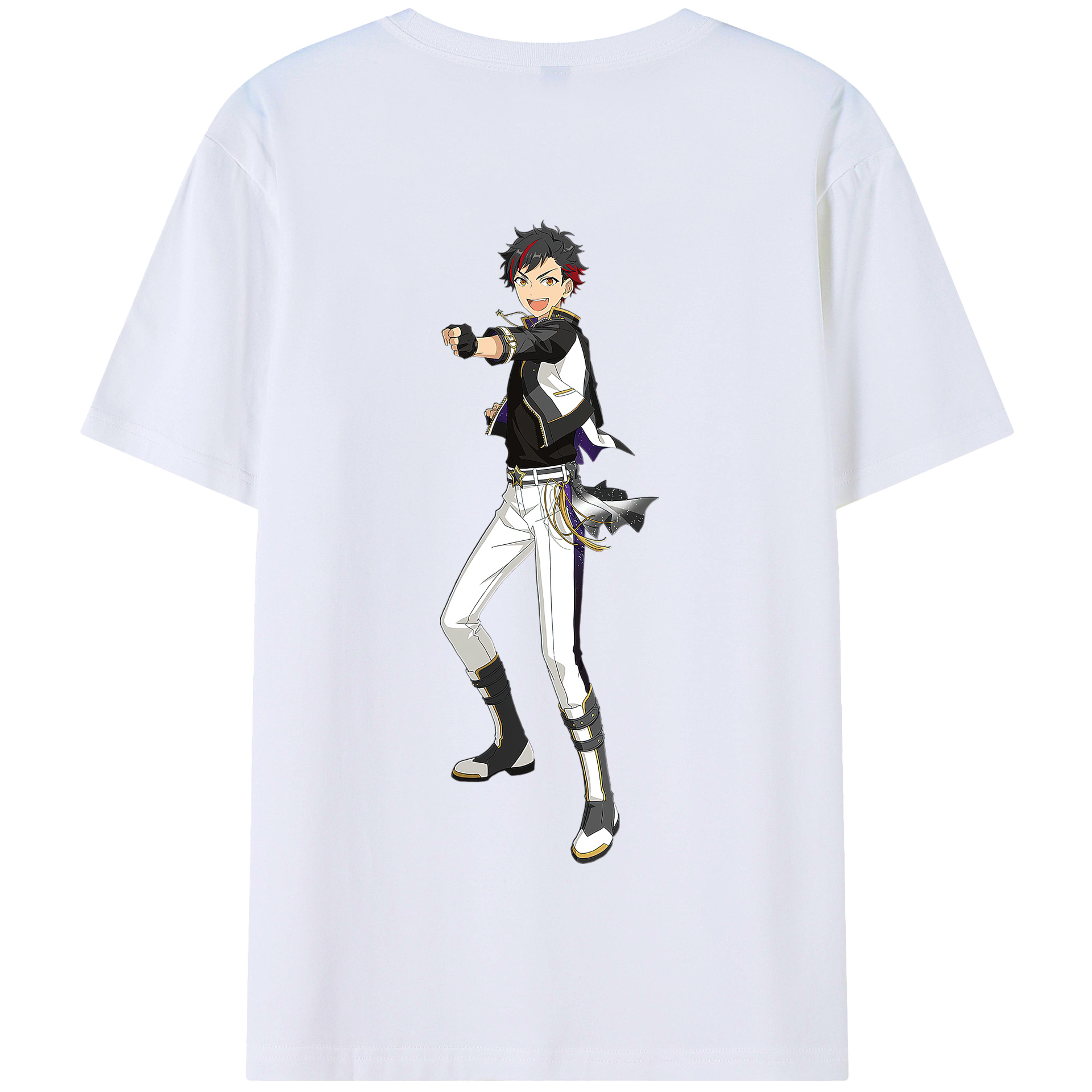 （画像用） あんさんぶるスターズ! Ensemble Stars 綿100％半袖Tシャツ（背面プリント）
