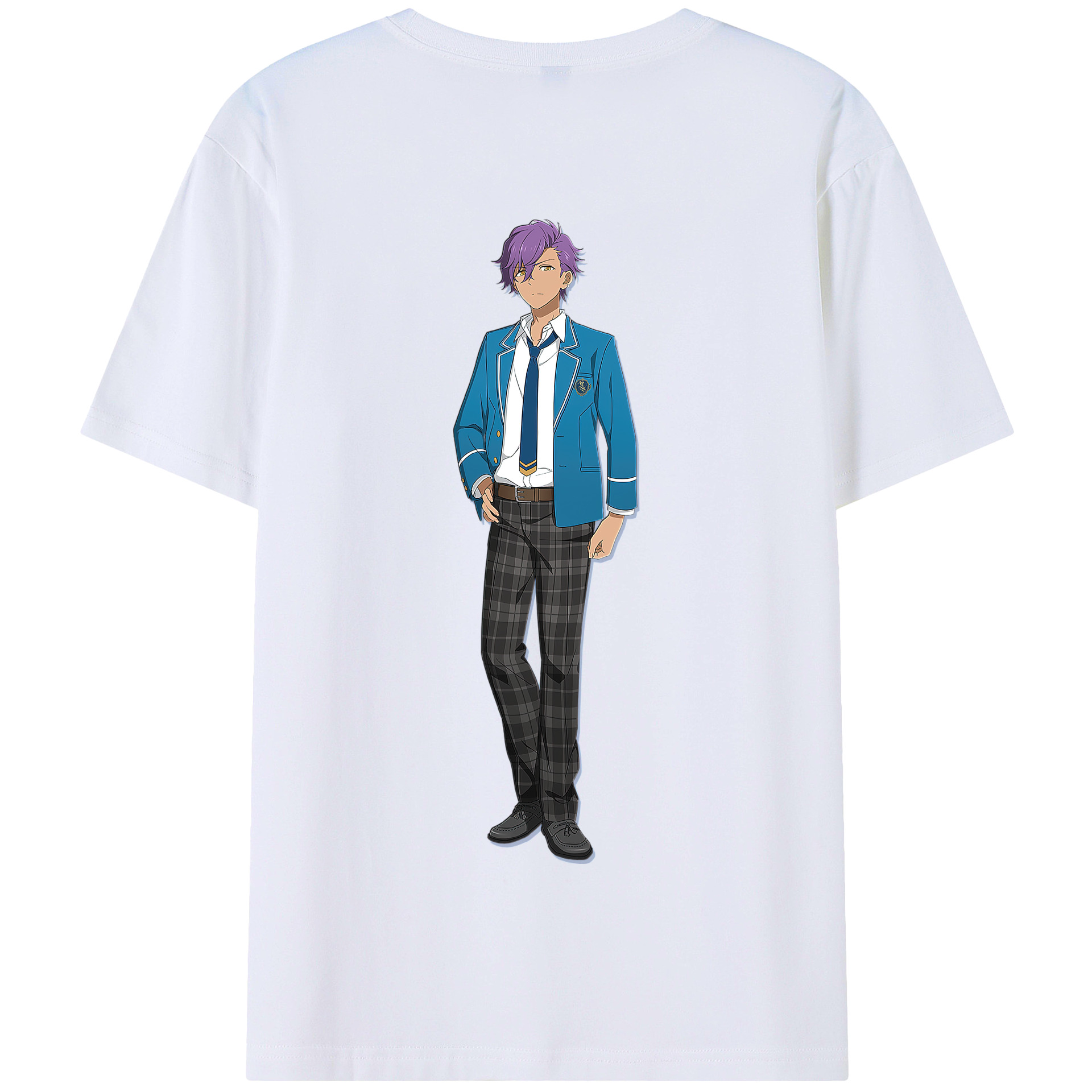 （画像用） あんさんぶるスターズ! Ensemble Stars 綿100％半袖Tシャツ（背面プリント）