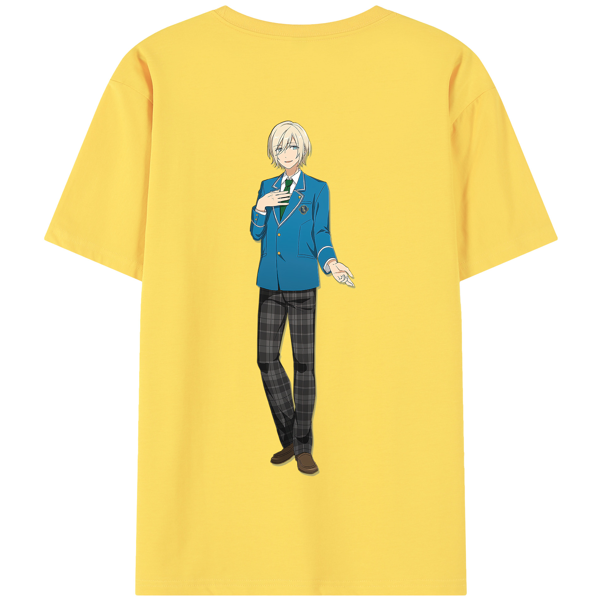 （画像用） あんさんぶるスターズ! Ensemble Stars 綿100％半袖Tシャツ（背面プリント）