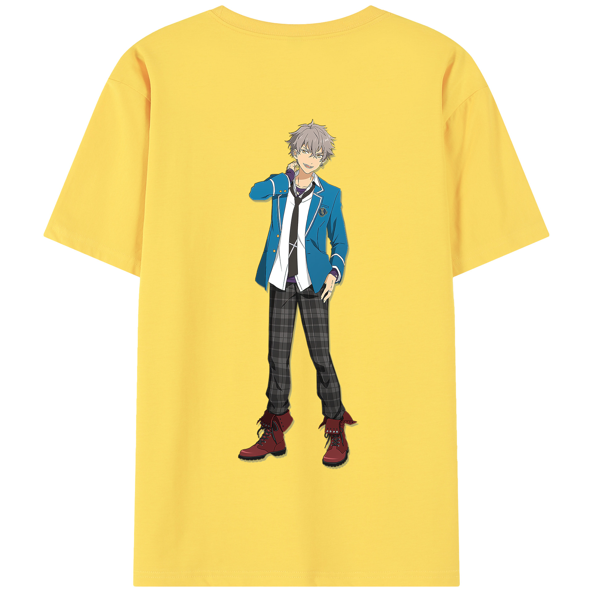 （画像用） あんさんぶるスターズ! Ensemble Stars 綿100％半袖Tシャツ（背面プリント）