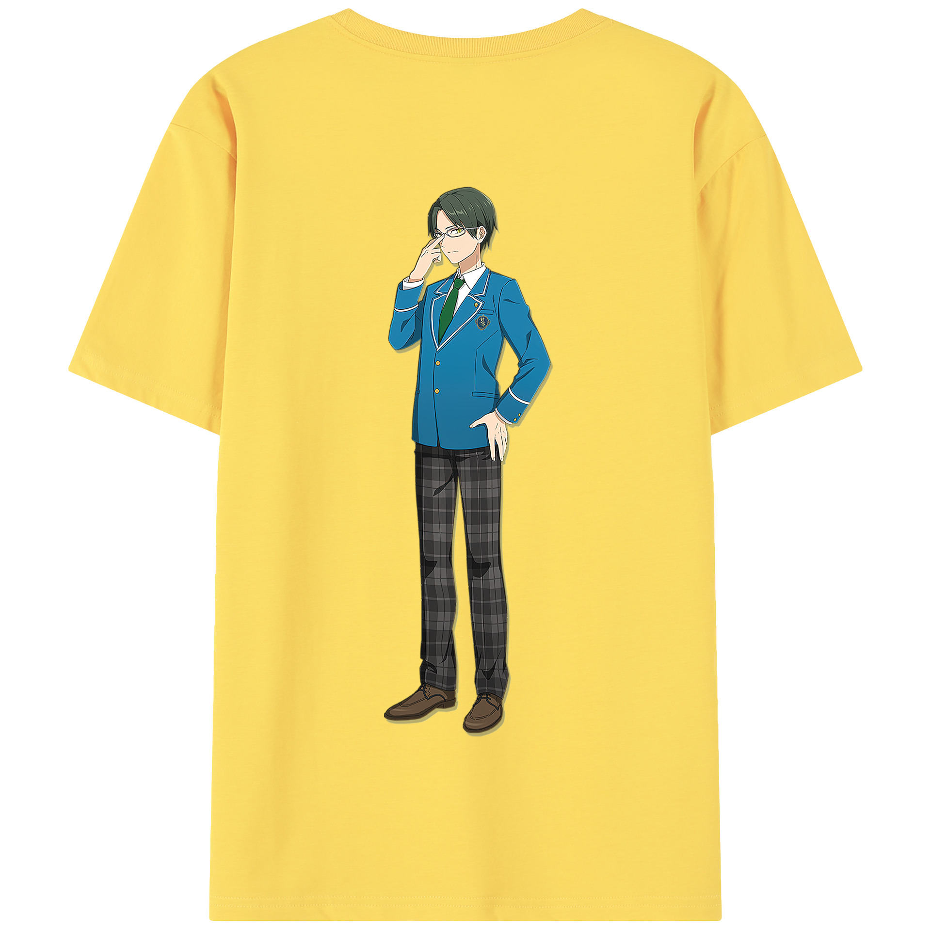 （画像用） あんさんぶるスターズ! Ensemble Stars 綿100％半袖Tシャツ（背面プリント）