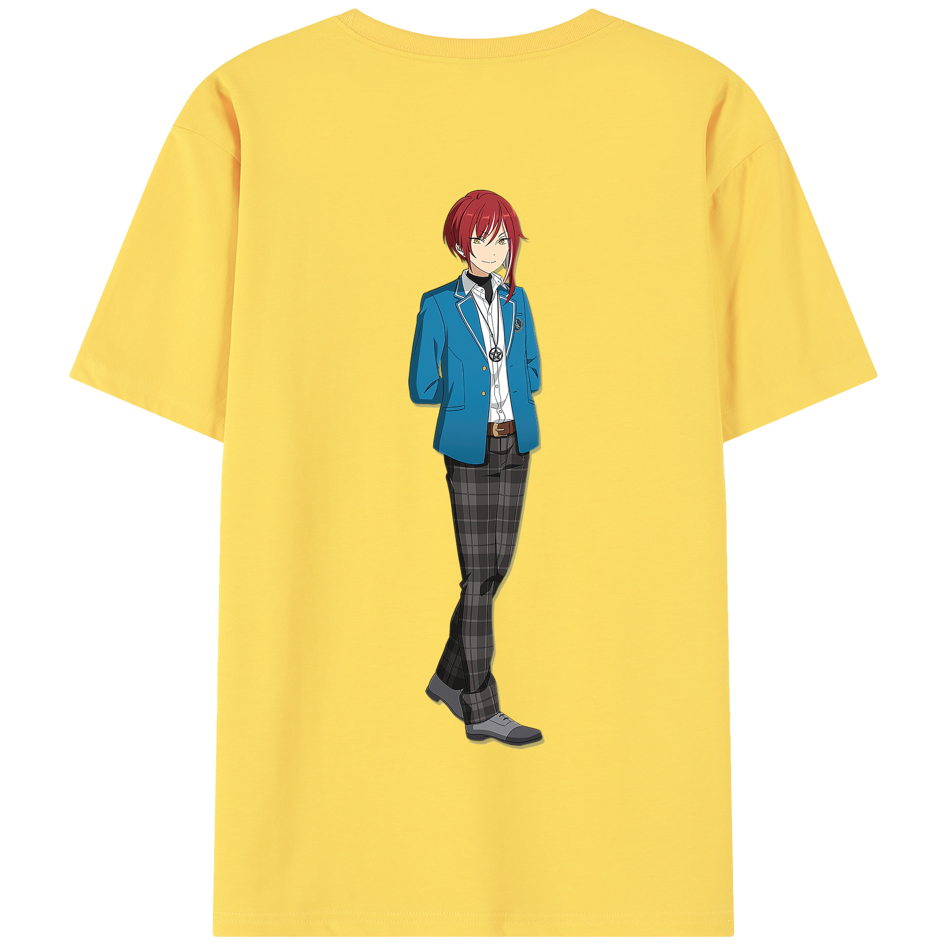 （画像用） あんさんぶるスターズ! Ensemble Stars 綿100％半袖Tシャツ（背面プリント）