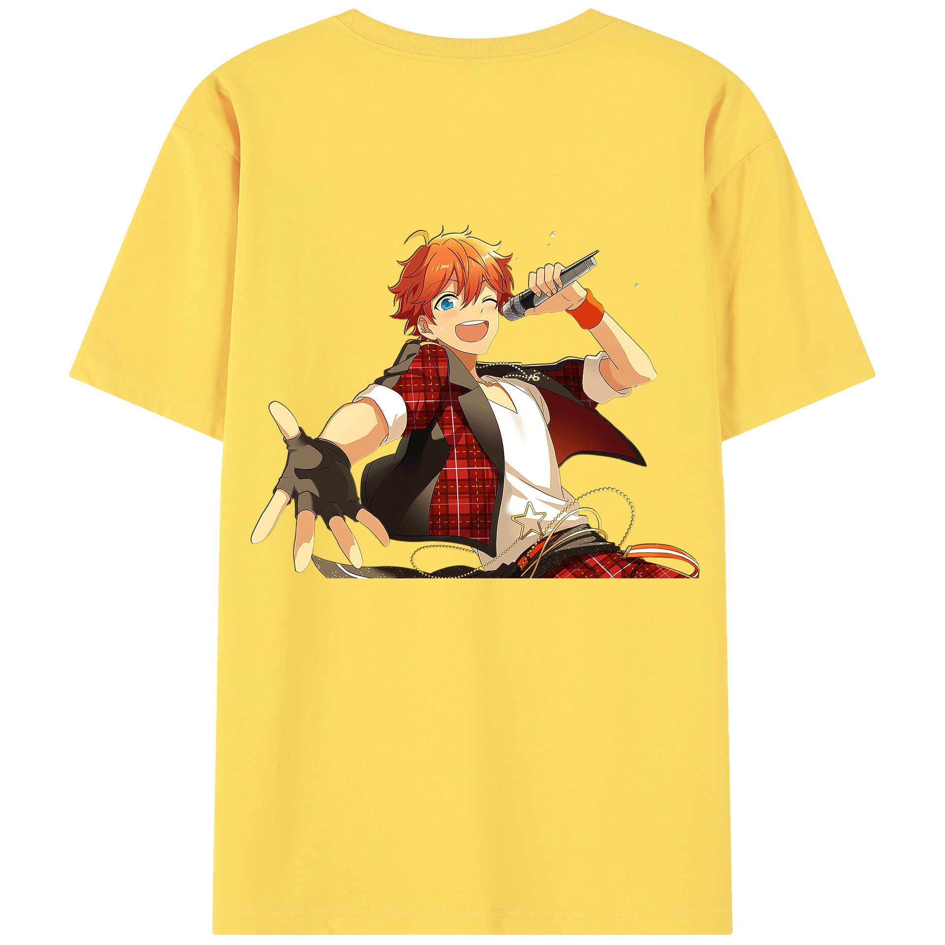 （画像用） あんさんぶるスターズ! Ensemble Stars 綿100％半袖Tシャツ（背面プリント）