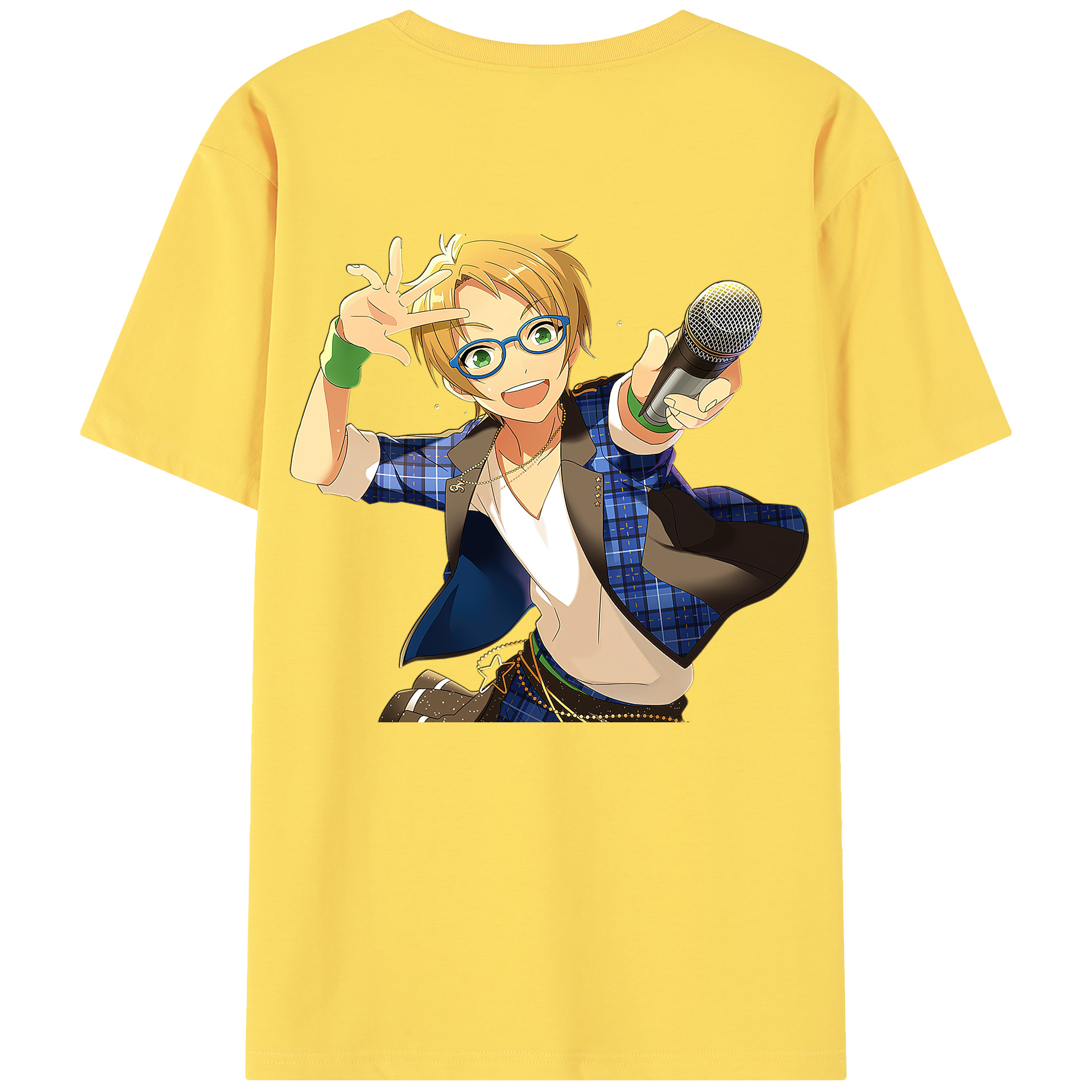 （画像用） あんさんぶるスターズ! Ensemble Stars 綿100％半袖Tシャツ（背面プリント）