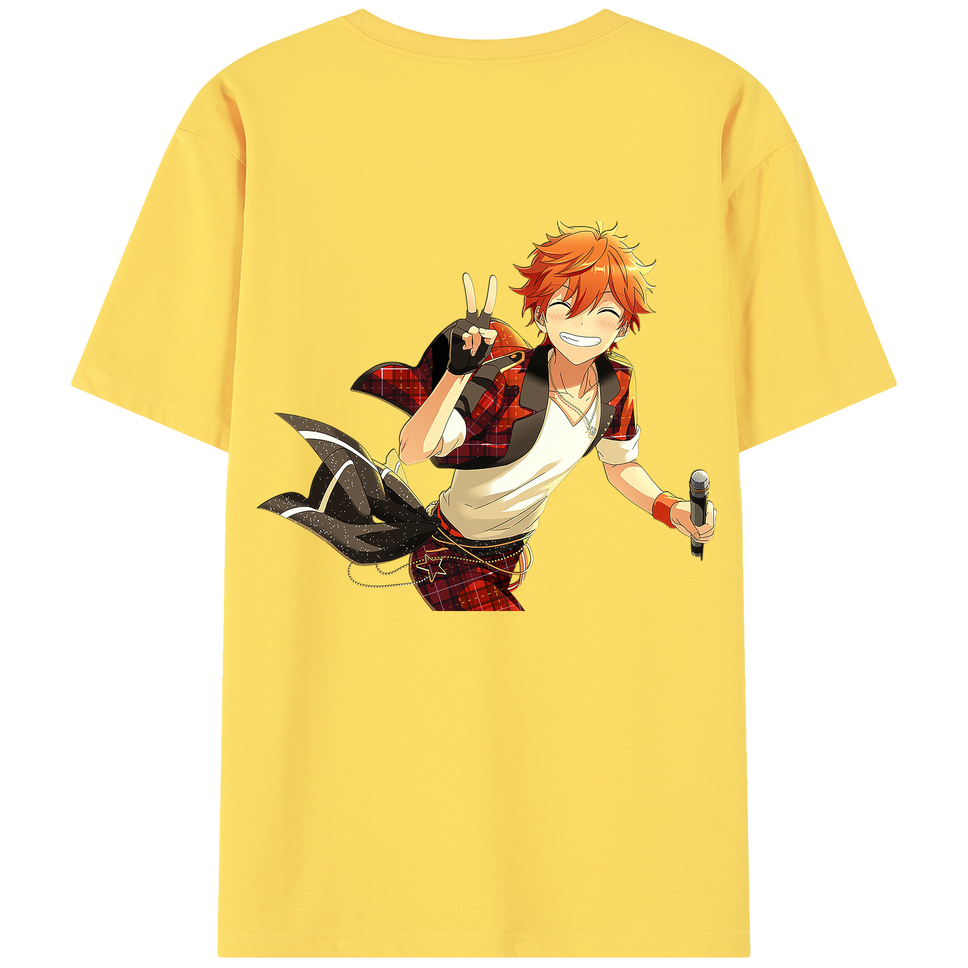 （画像用） あんさんぶるスターズ! Ensemble Stars 綿100％半袖Tシャツ（背面プリント）
