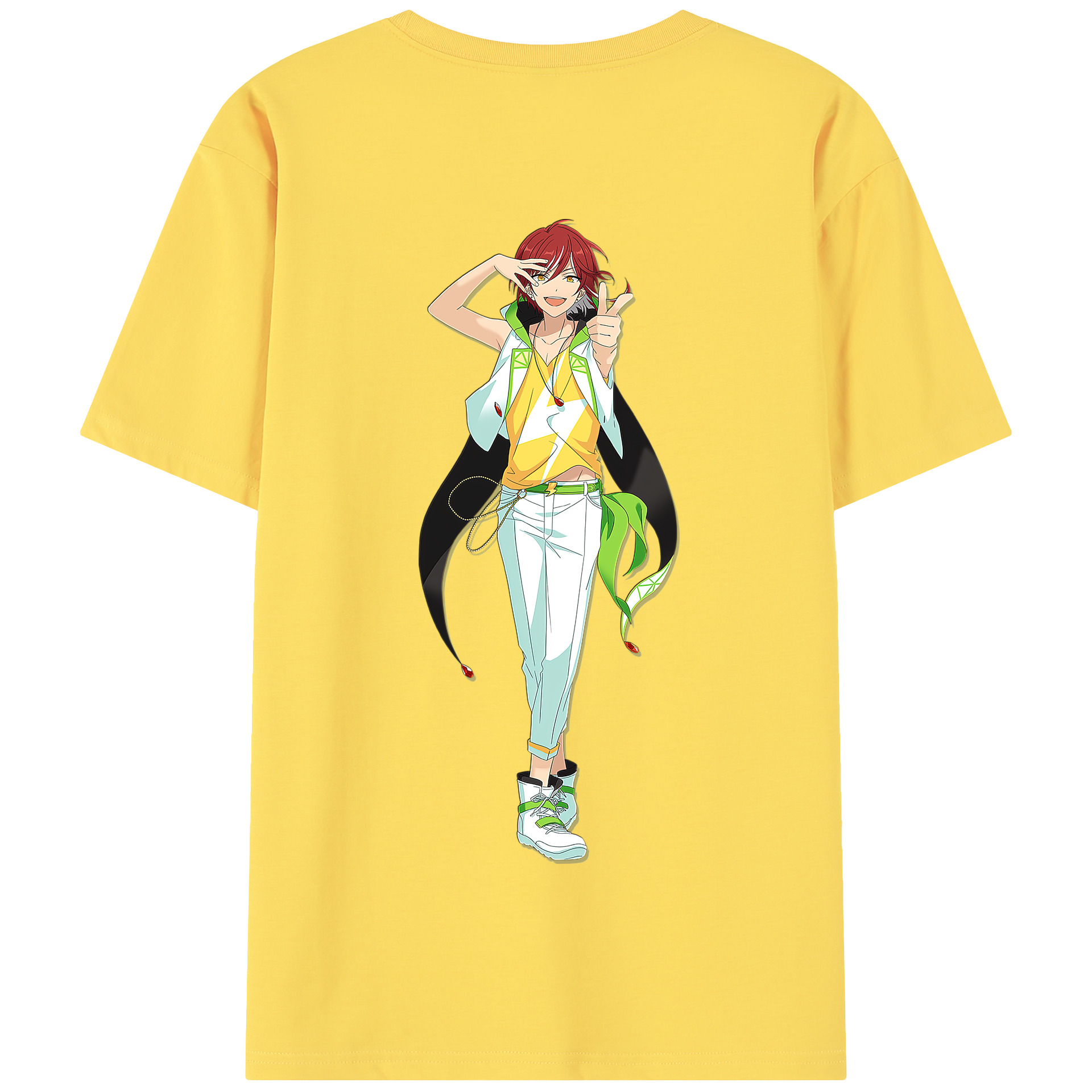 （画像用） あんさんぶるスターズ! Ensemble Stars 綿100％半袖Tシャツ（背面プリント）