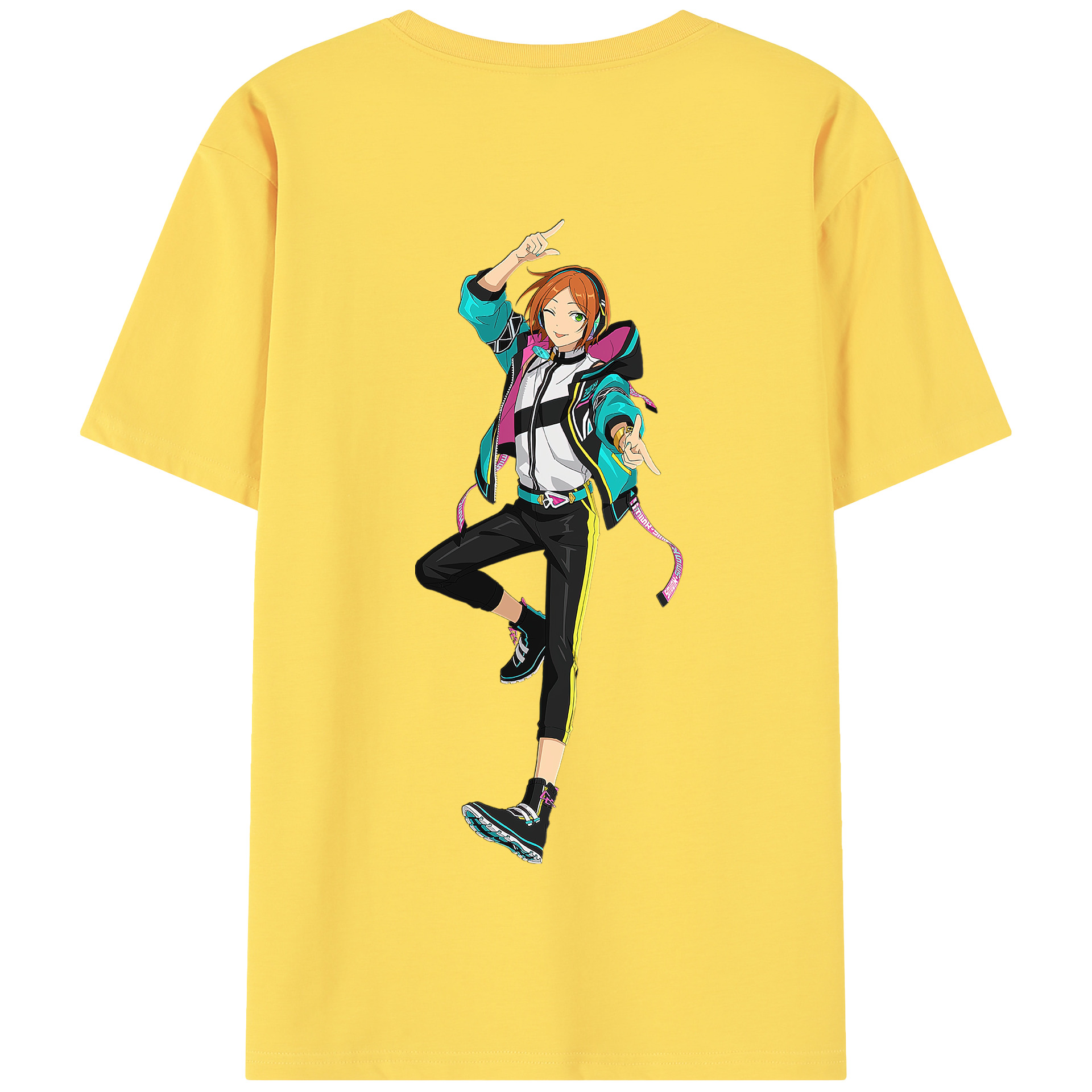 （画像用） あんさんぶるスターズ! Ensemble Stars 綿100％半袖Tシャツ（背面プリント）