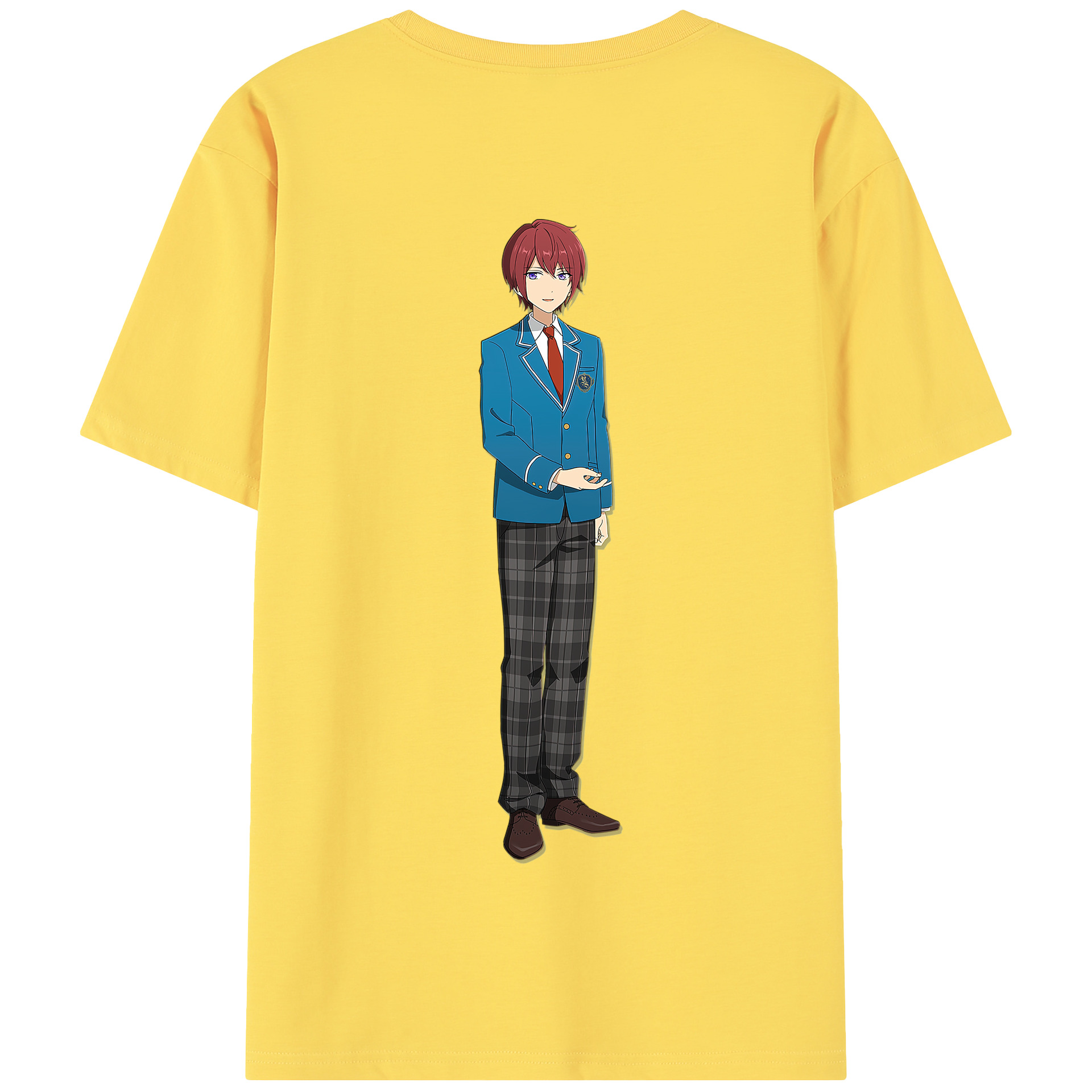 （画像用） あんさんぶるスターズ! Ensemble Stars 綿100％半袖Tシャツ（背面プリント）