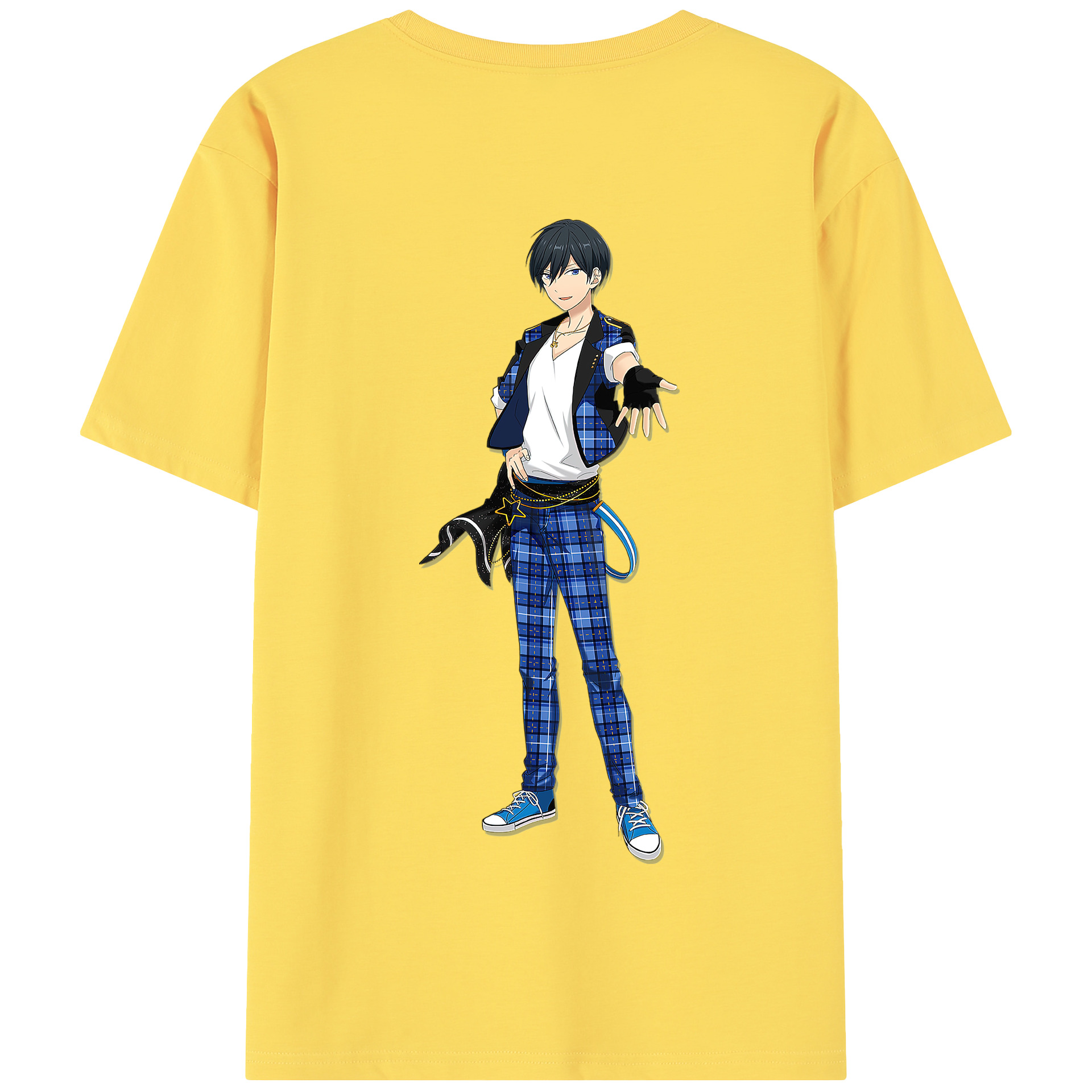 （画像用） あんさんぶるスターズ! Ensemble Stars 綿100％半袖Tシャツ（背面プリント）