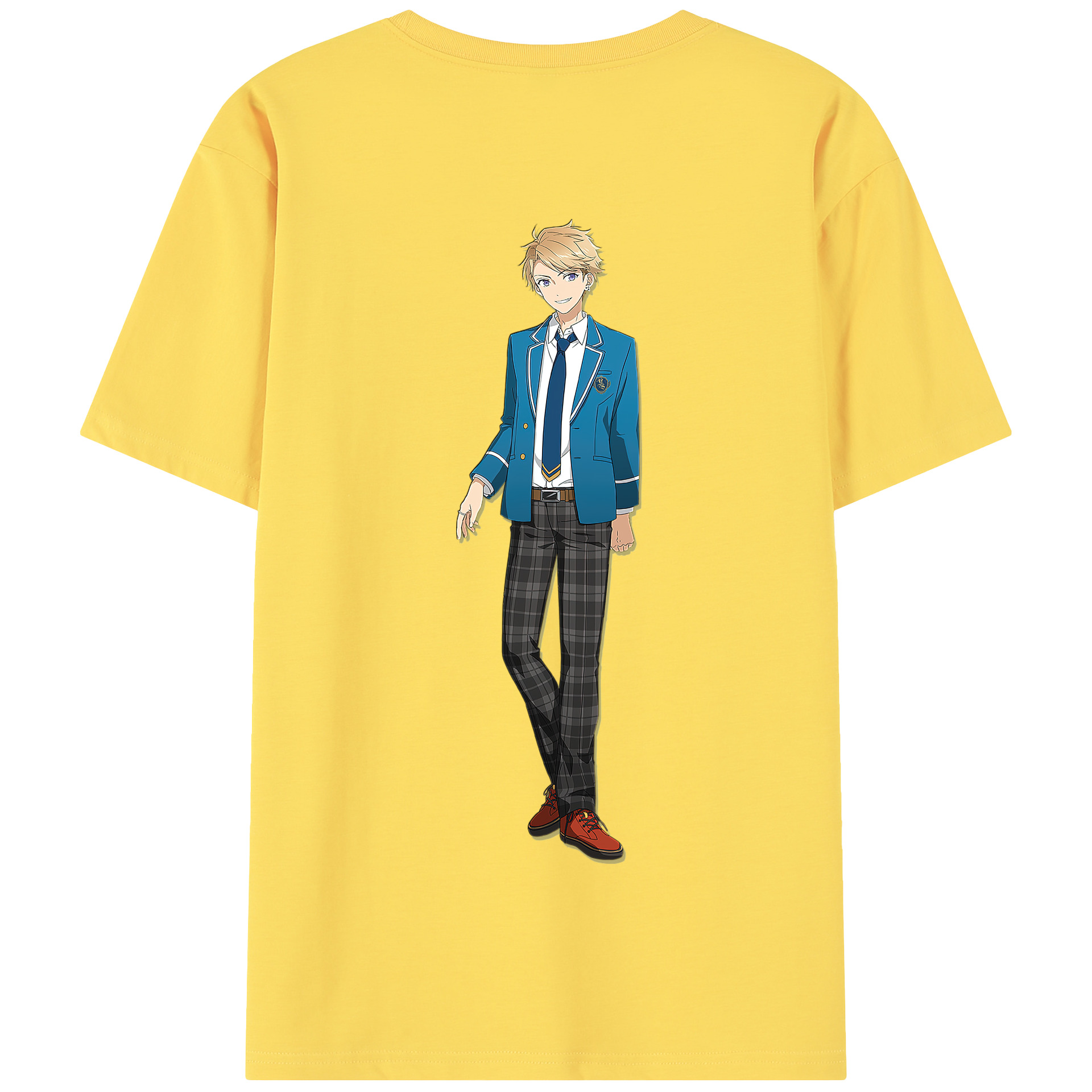（画像用） あんさんぶるスターズ! Ensemble Stars 綿100％半袖Tシャツ（背面プリント）