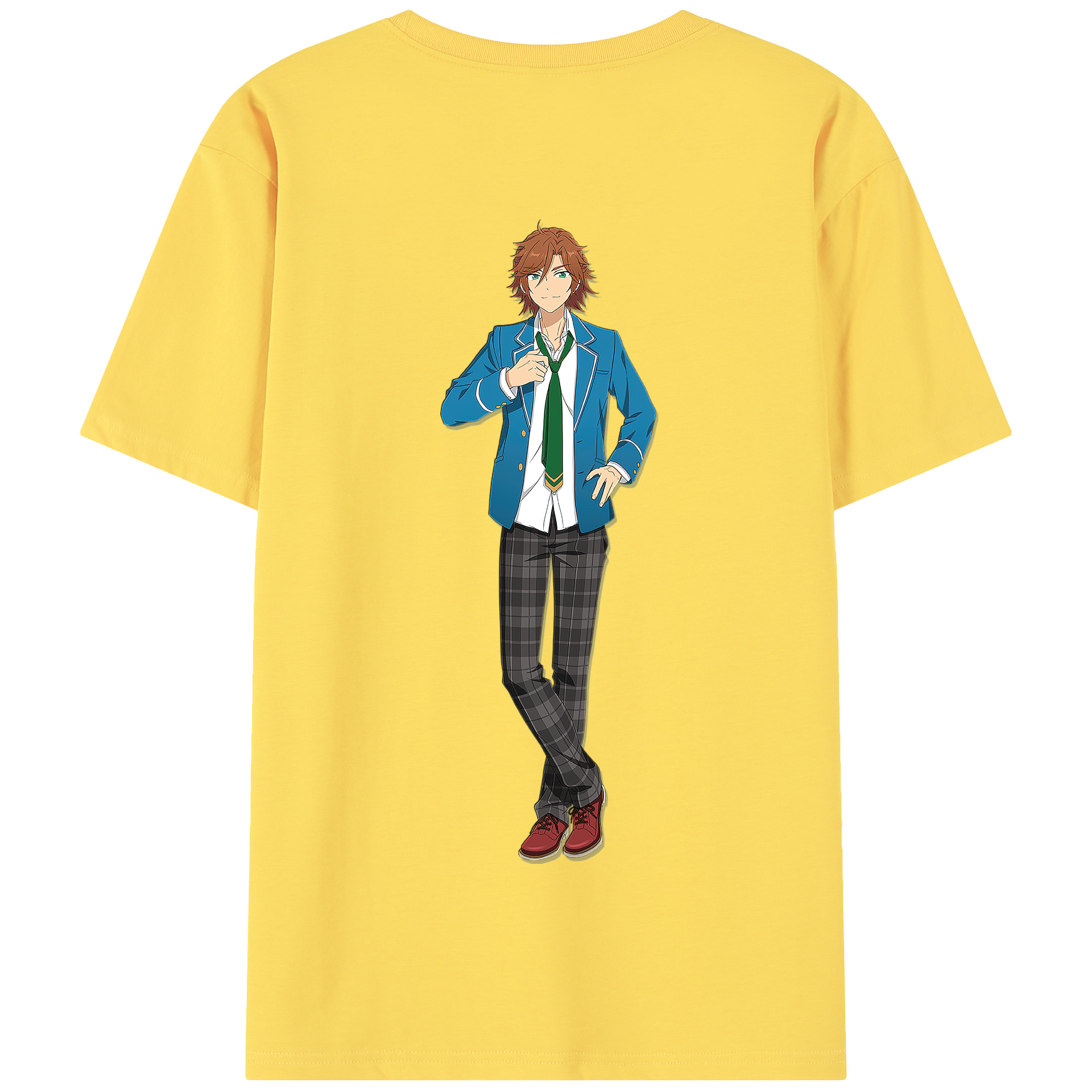 （画像用） あんさんぶるスターズ! Ensemble Stars 綿100％半袖Tシャツ（背面プリント）