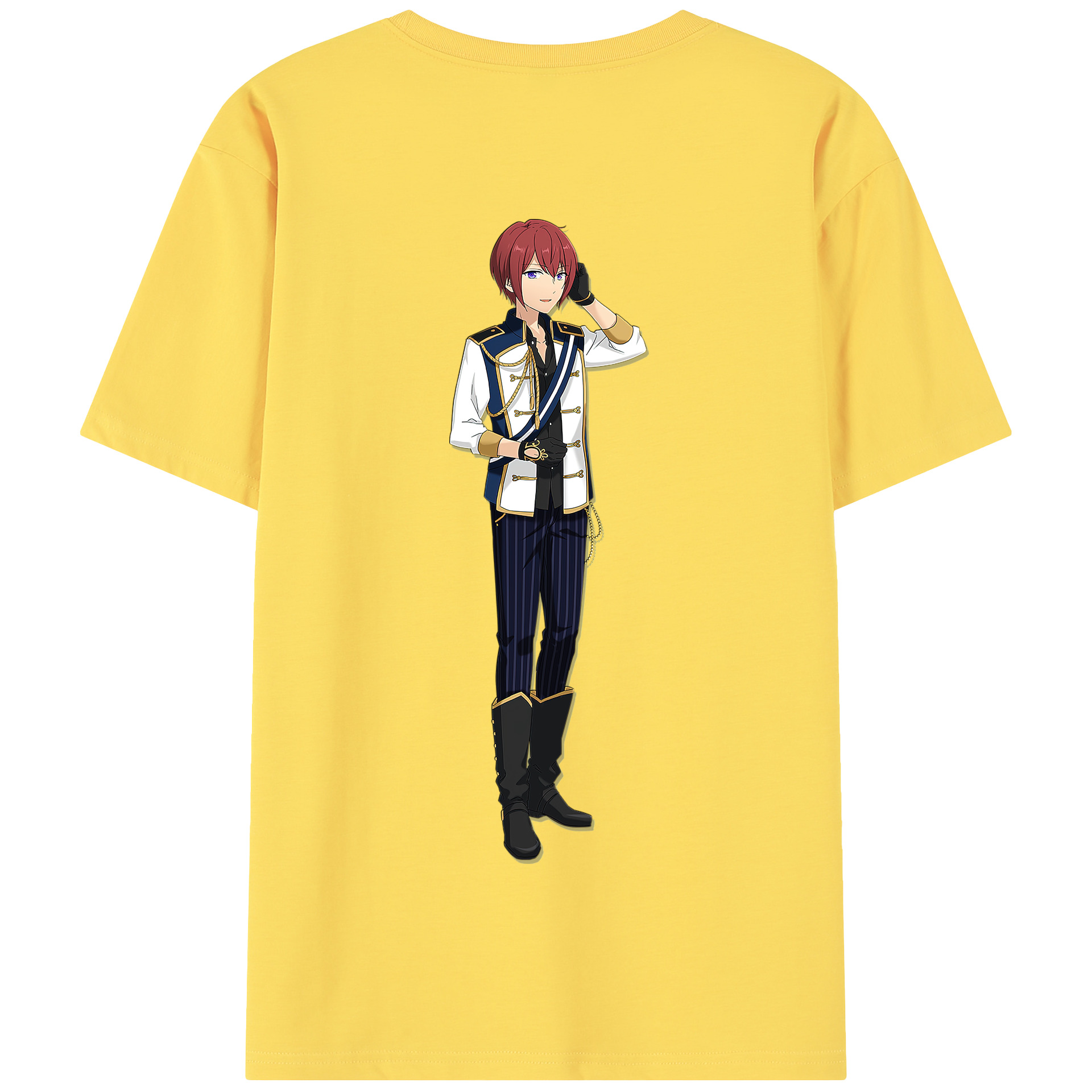 （画像用） あんさんぶるスターズ! Ensemble Stars 綿100％半袖Tシャツ（背面プリント）