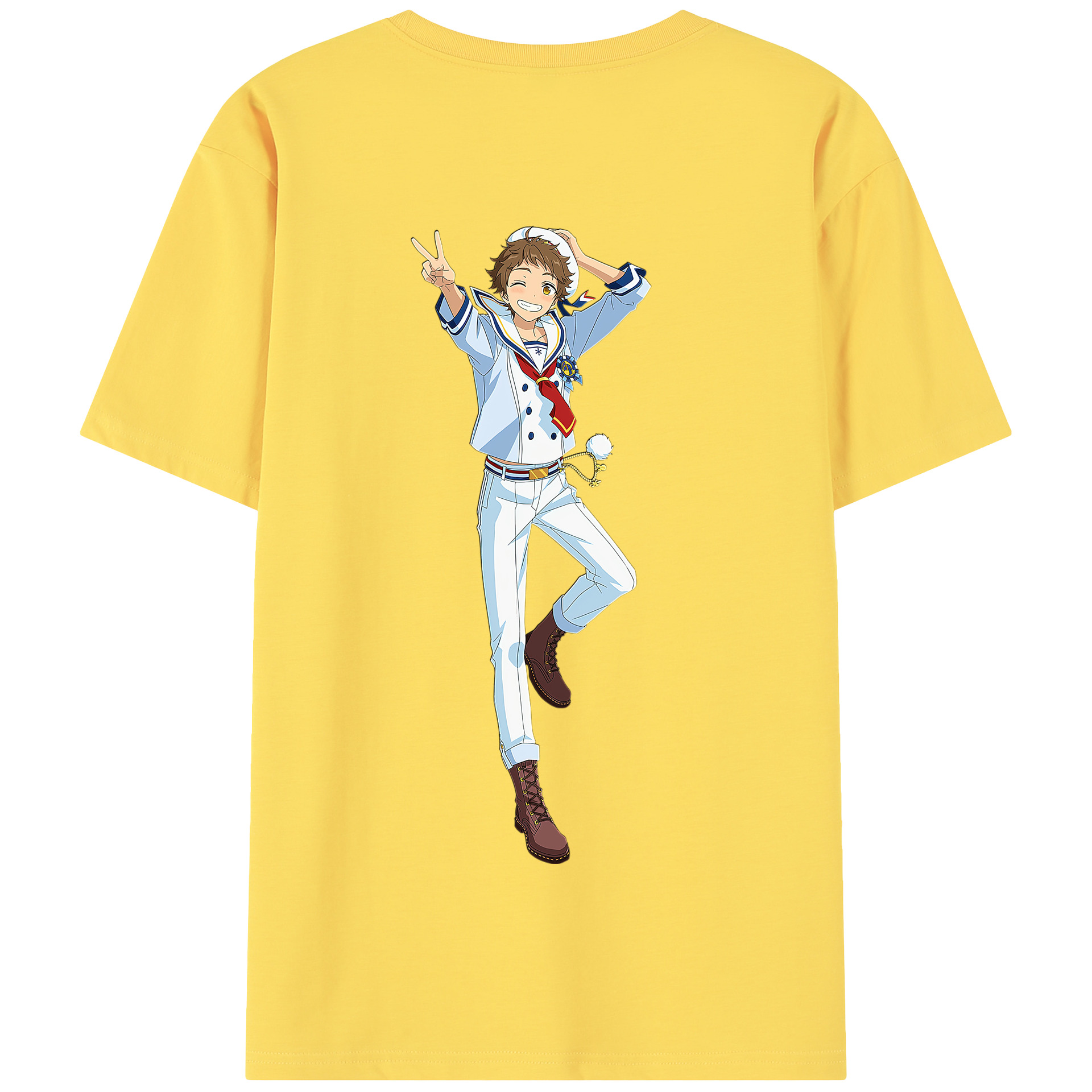 （画像用） あんさんぶるスターズ! Ensemble Stars 綿100％半袖Tシャツ（背面プリント）