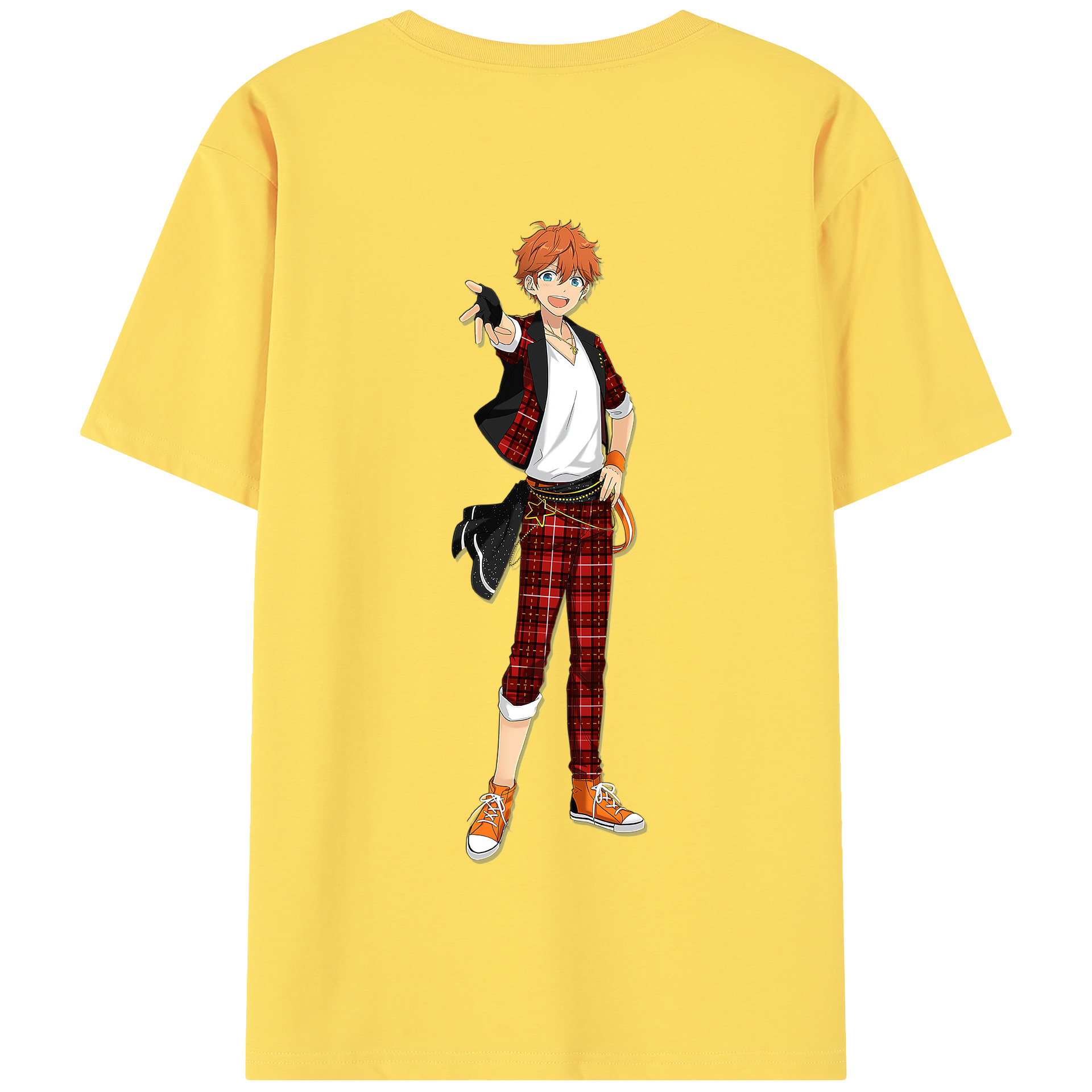 （画像用） あんさんぶるスターズ! Ensemble Stars 綿100％半袖Tシャツ（背面プリント）