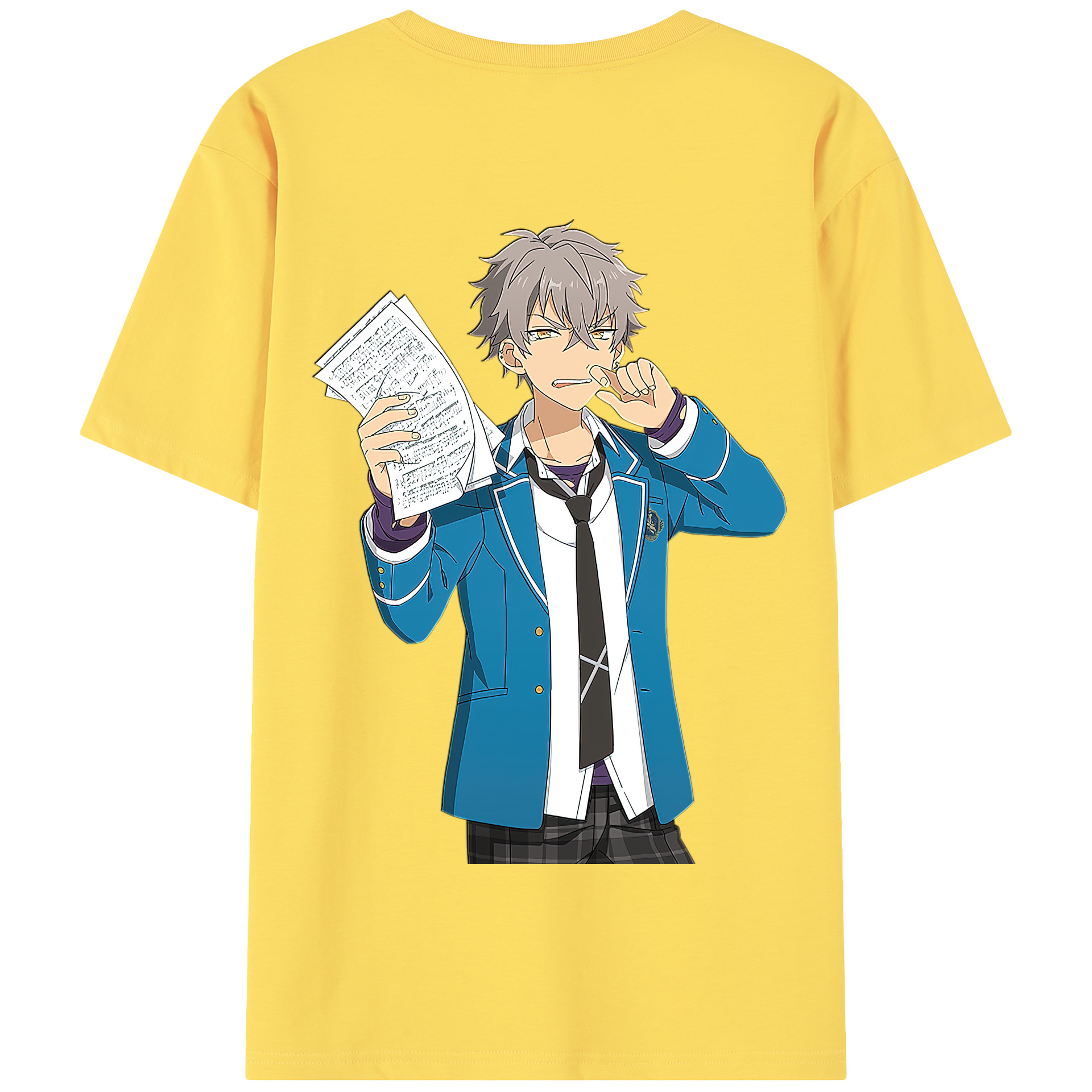 （画像用） あんさんぶるスターズ! Ensemble Stars 綿100％半袖Tシャツ（背面プリント）