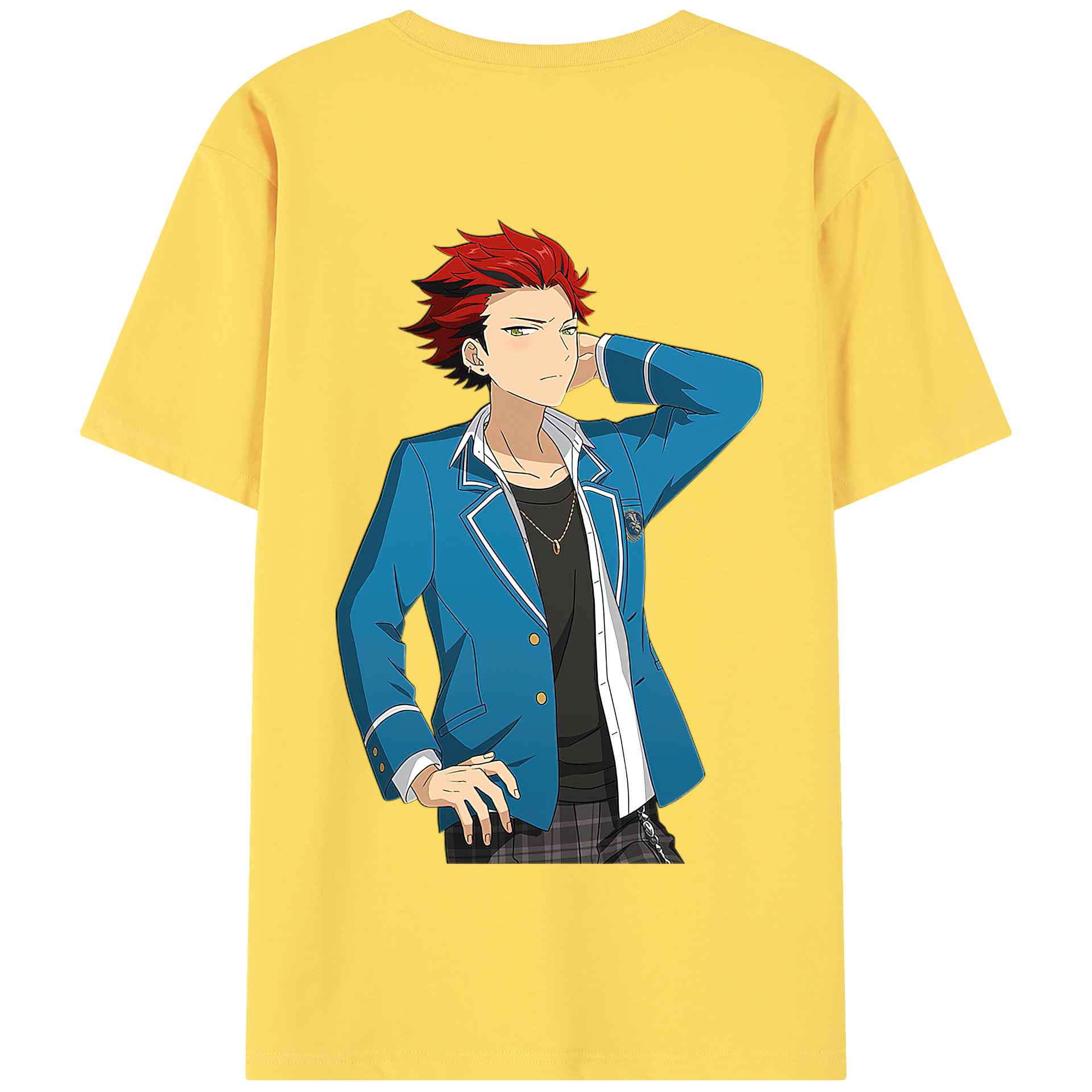 （画像用） あんさんぶるスターズ! Ensemble Stars 綿100％半袖Tシャツ（背面プリント）