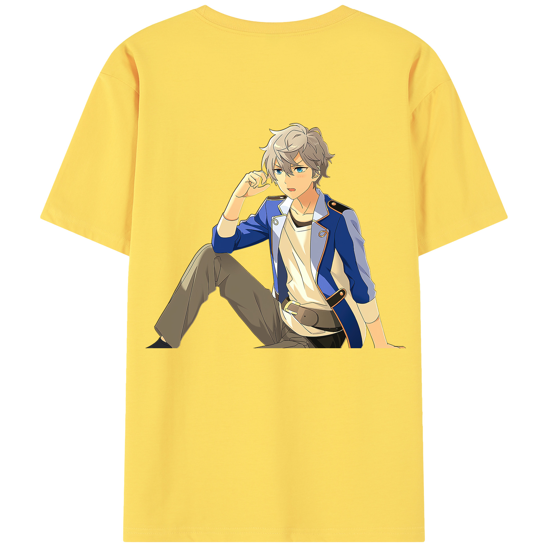 （画像用） あんさんぶるスターズ! Ensemble Stars 綿100％半袖Tシャツ（背面プリント）