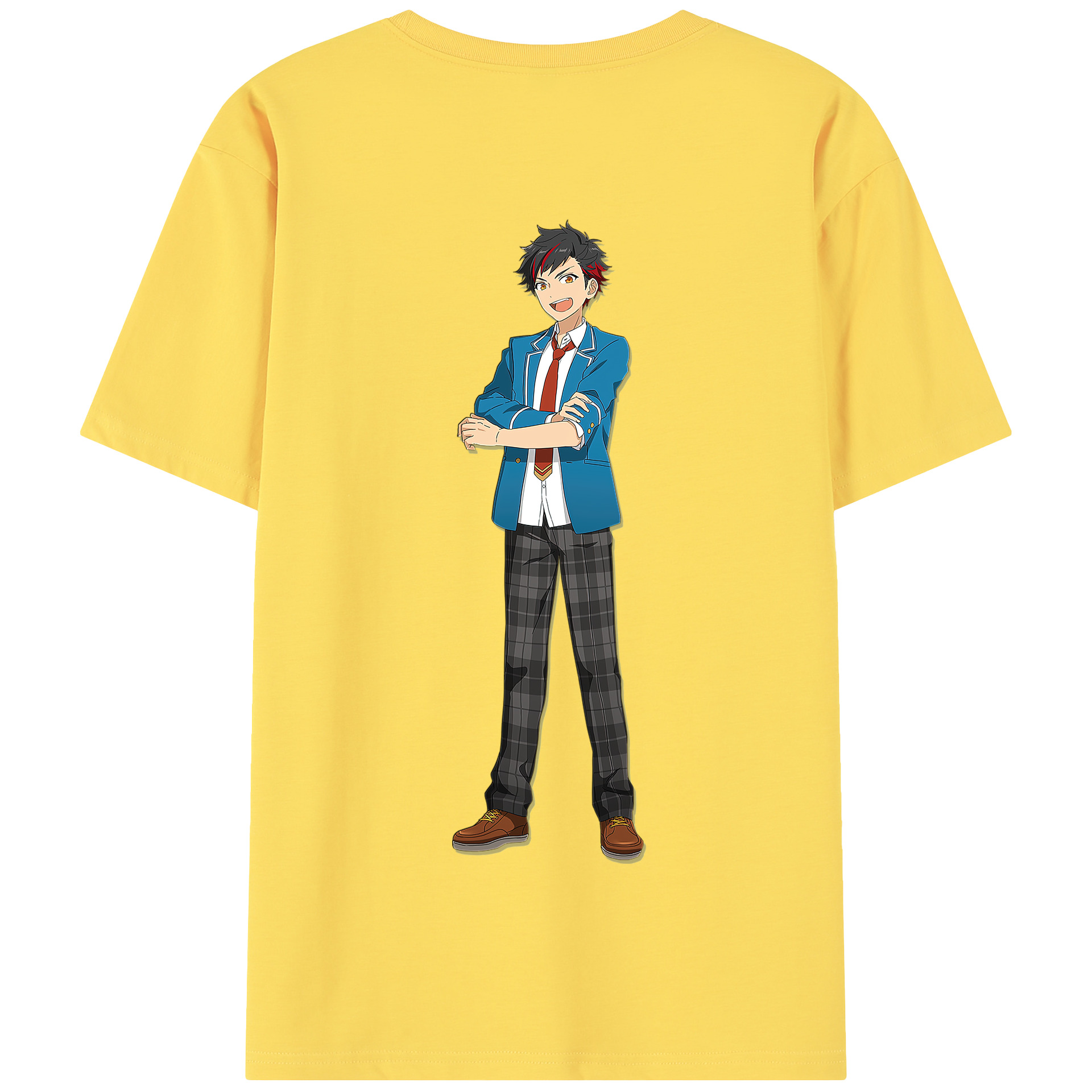 （画像用） あんさんぶるスターズ! Ensemble Stars 綿100％半袖Tシャツ（背面プリント）