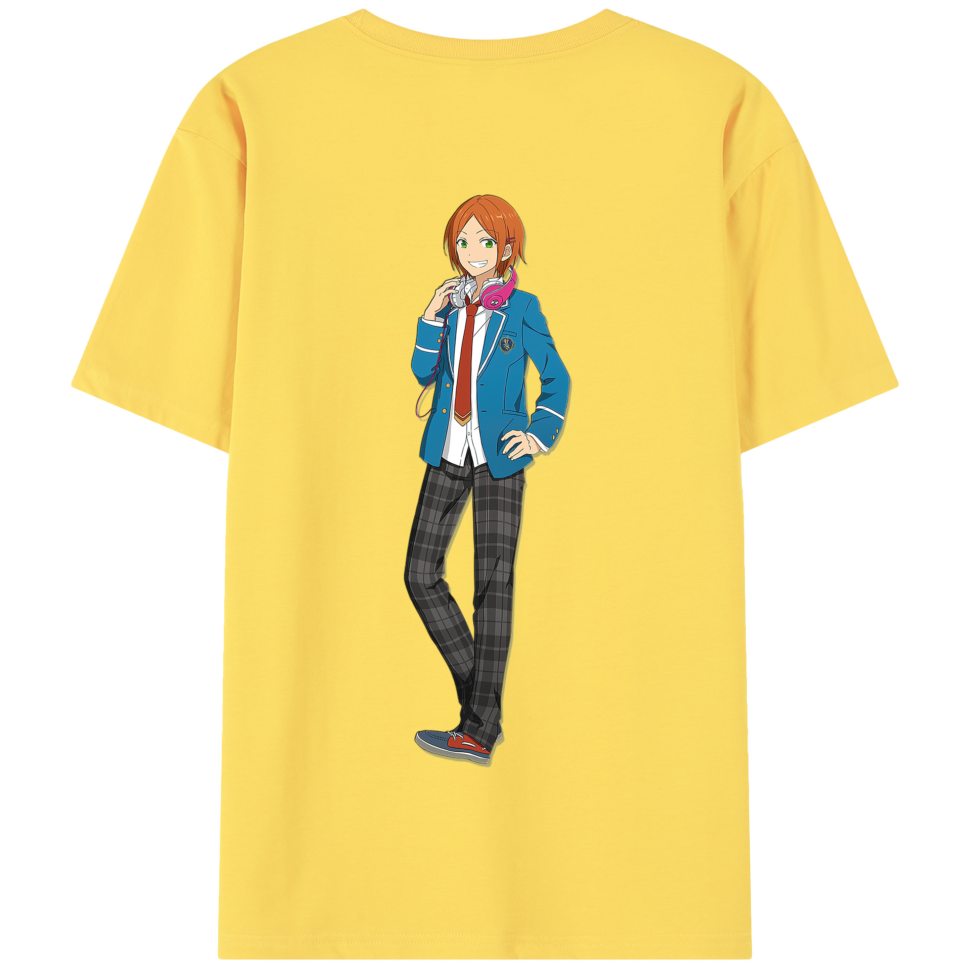 （画像用） あんさんぶるスターズ! Ensemble Stars 綿100％半袖Tシャツ（背面プリント）