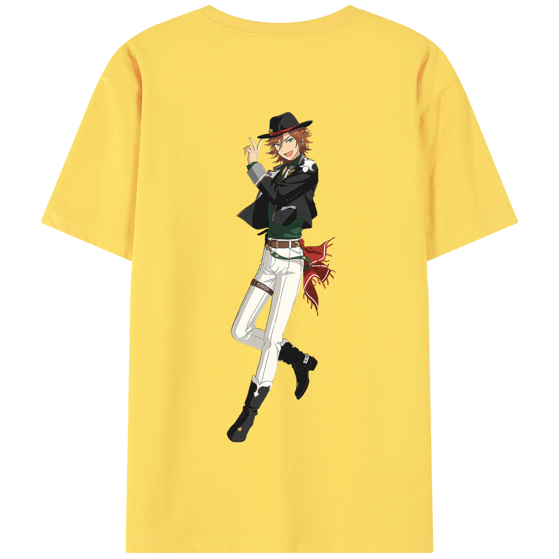 （画像用） あんさんぶるスターズ! Ensemble Stars 綿100％半袖Tシャツ（背面プリント）