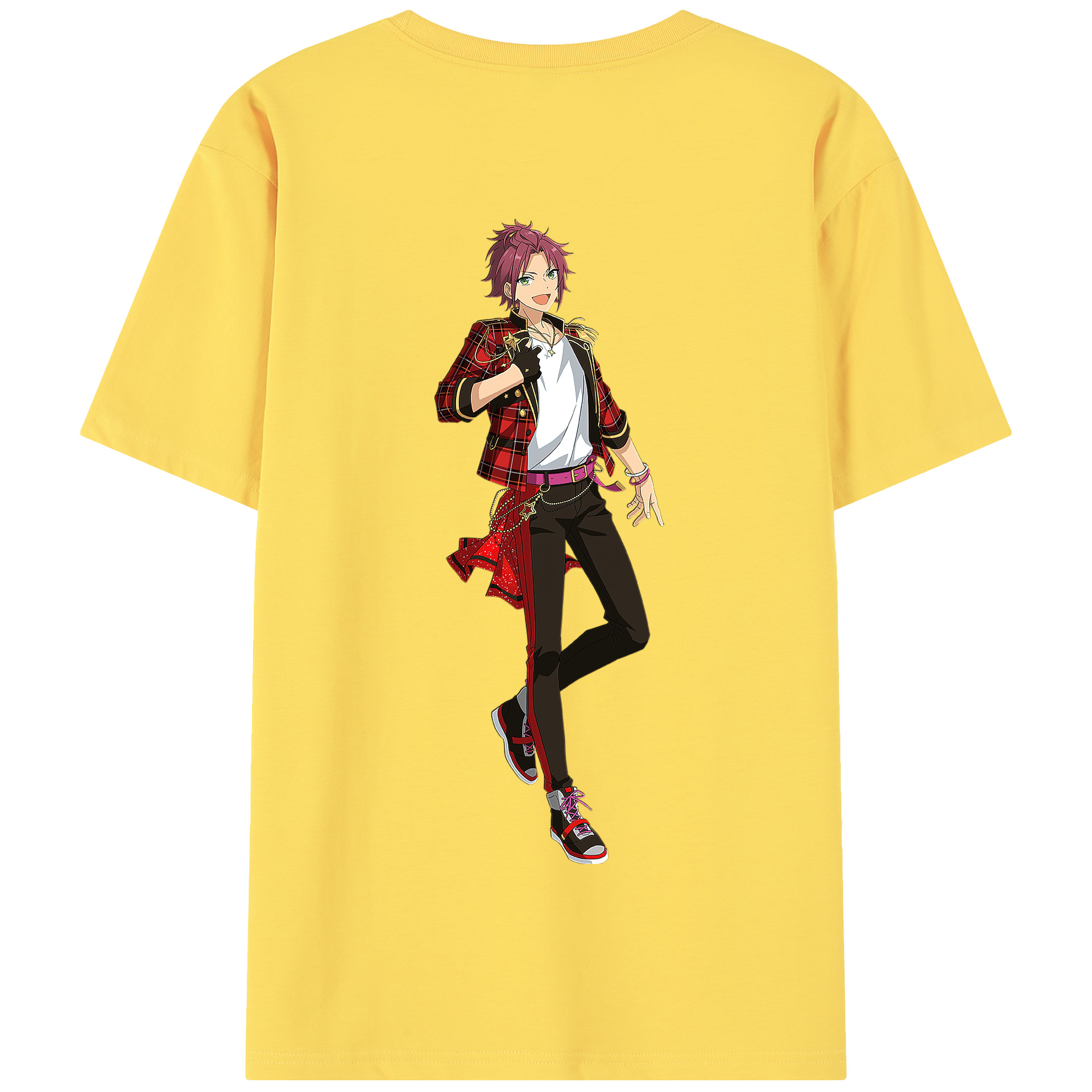 （画像用） あんさんぶるスターズ! Ensemble Stars 綿100％半袖Tシャツ（背面プリント）