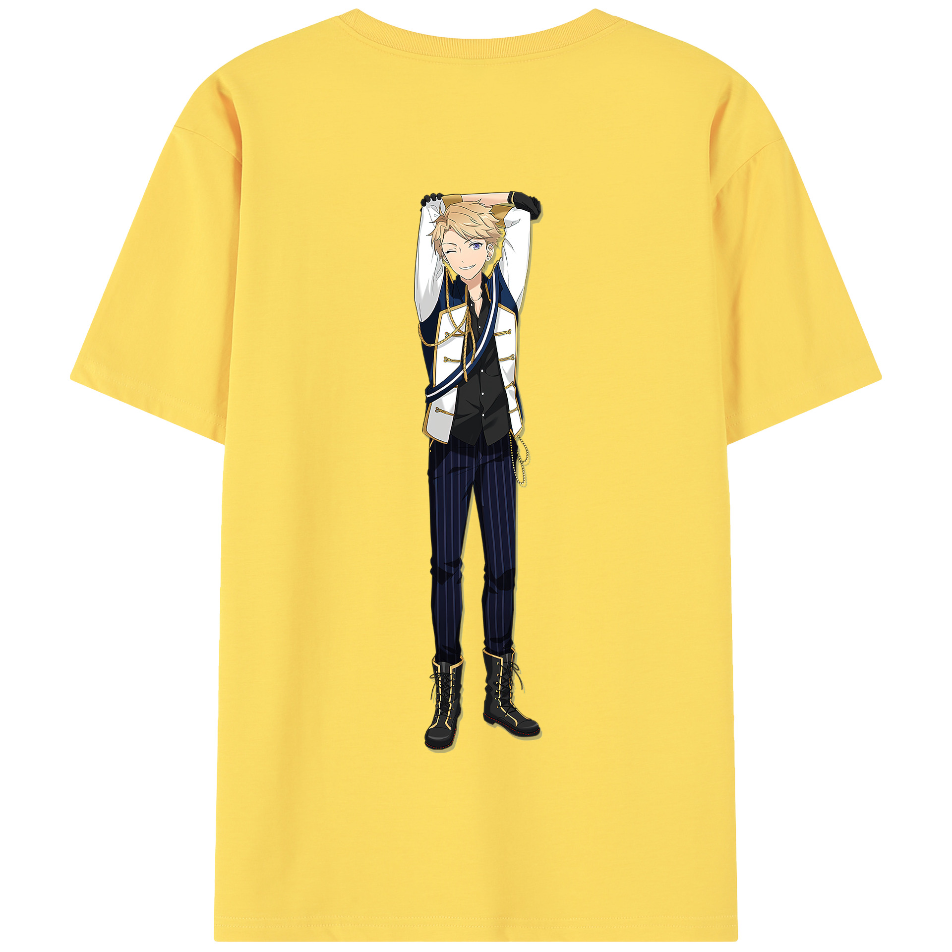 （画像用） あんさんぶるスターズ! Ensemble Stars 綿100％半袖Tシャツ（背面プリント）