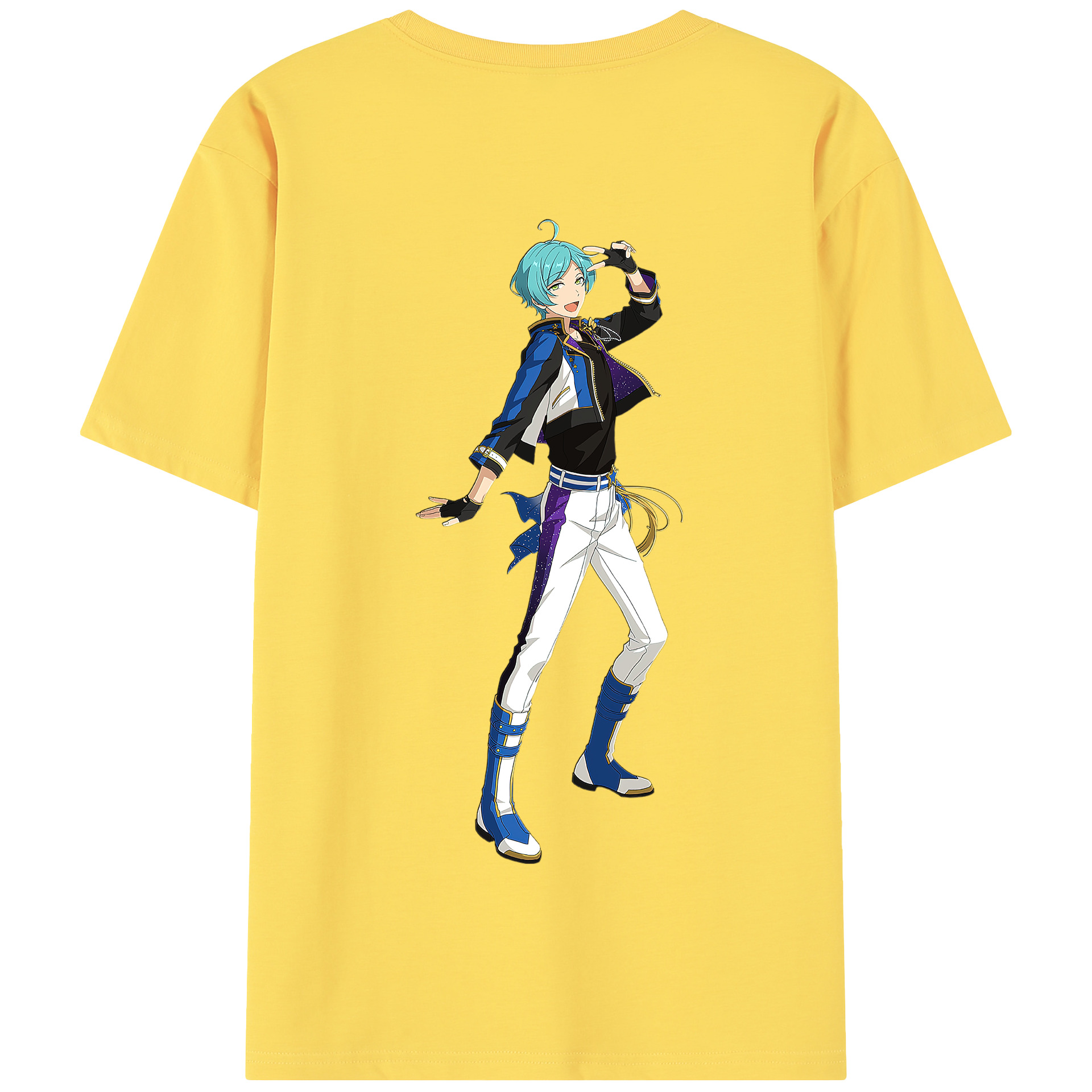 （画像用） あんさんぶるスターズ! Ensemble Stars 綿100％半袖Tシャツ（背面プリント）