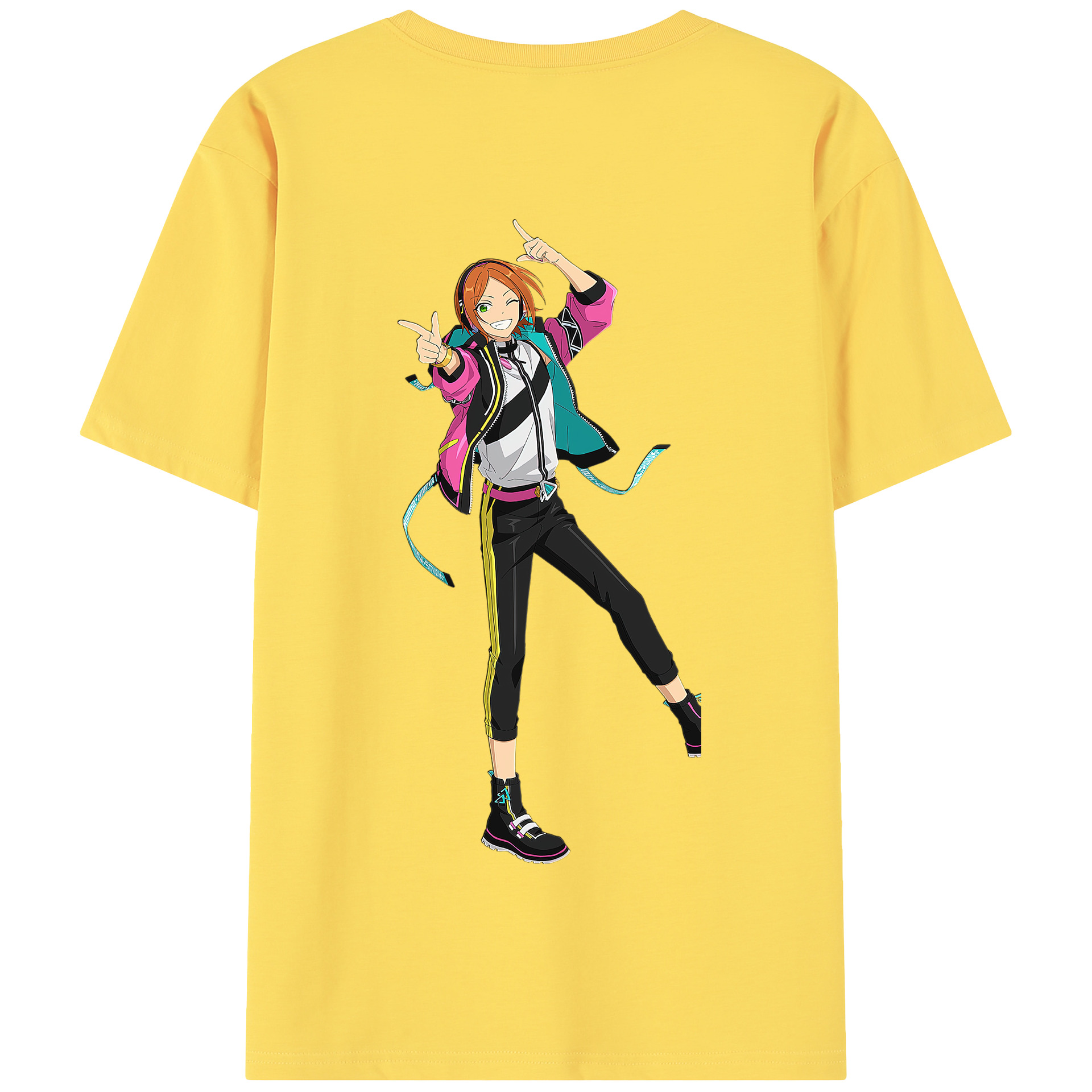 （画像用） あんさんぶるスターズ! Ensemble Stars 綿100％半袖Tシャツ（背面プリント）