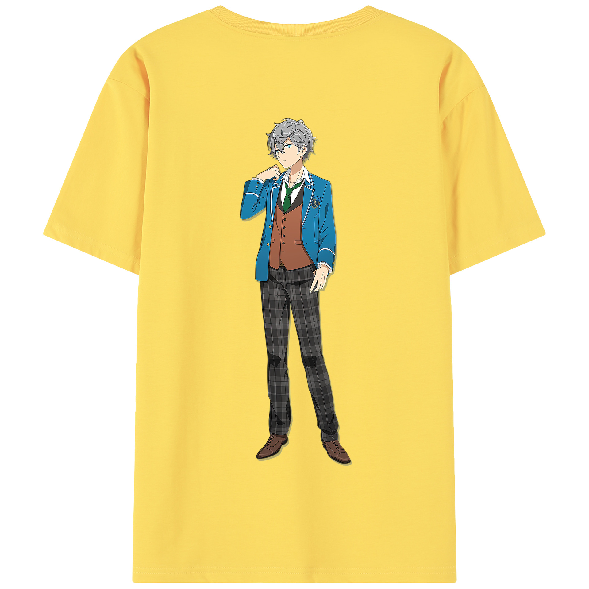 （画像用） あんさんぶるスターズ! Ensemble Stars 綿100％半袖Tシャツ（背面プリント）