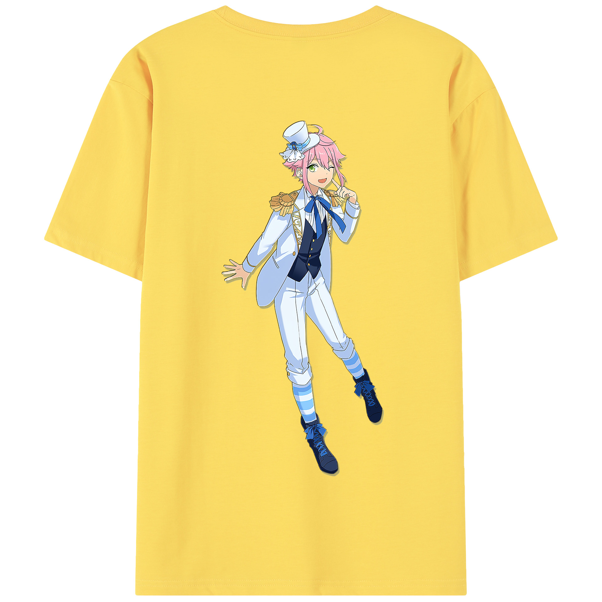 （画像用） あんさんぶるスターズ! Ensemble Stars 綿100％半袖Tシャツ（背面プリント）