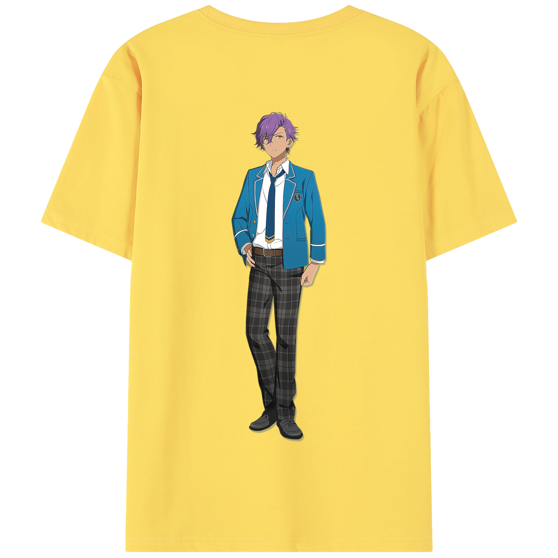 （画像用） あんさんぶるスターズ! Ensemble Stars 綿100％半袖Tシャツ（背面プリント）